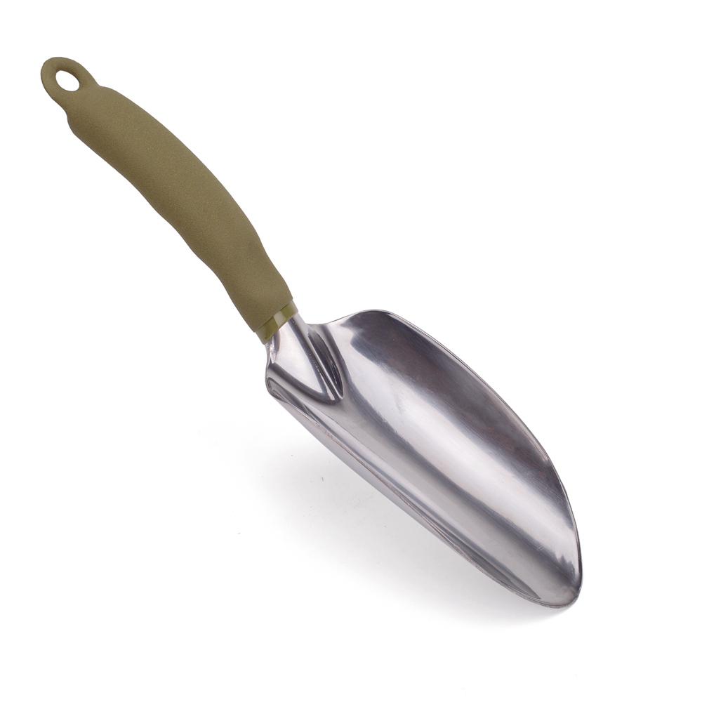 Worth Garden Aluminium Hand Trowel Tool with Soft PVC Grip