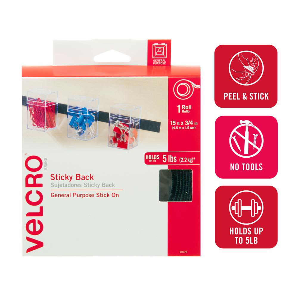 adhesive backed velcro