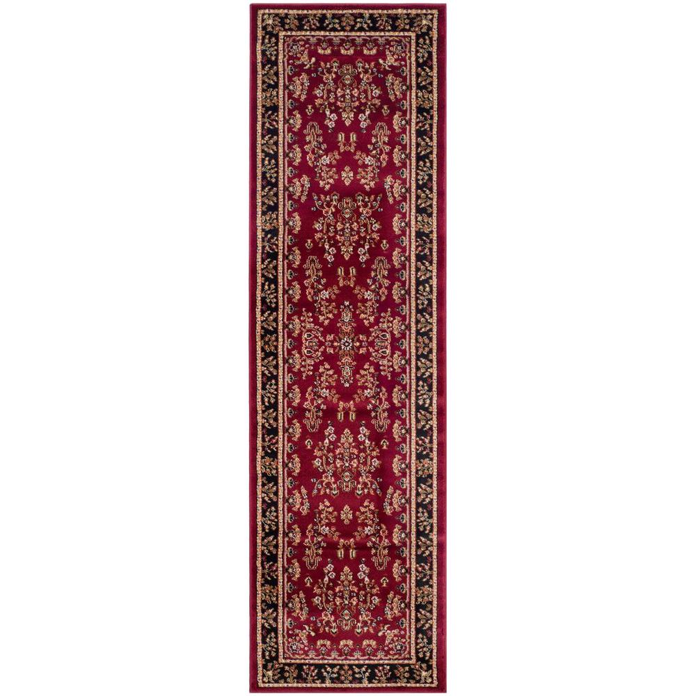 Safavieh Lyndhurst Red/Black 2 ft. x 12 ft. Runner RugLNH331B212