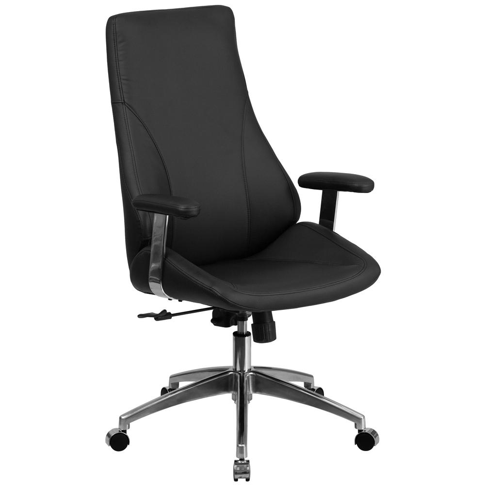 Flash Furniture High Back Black Leather Executive Swivel Office Flash Furniture High Back Black Leather Executive Swivel Office Chair