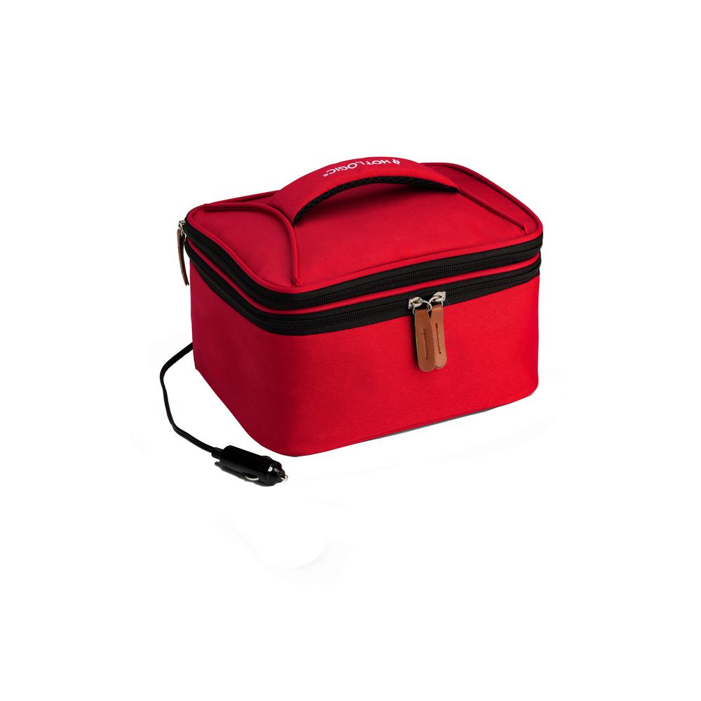 red lunch bag
