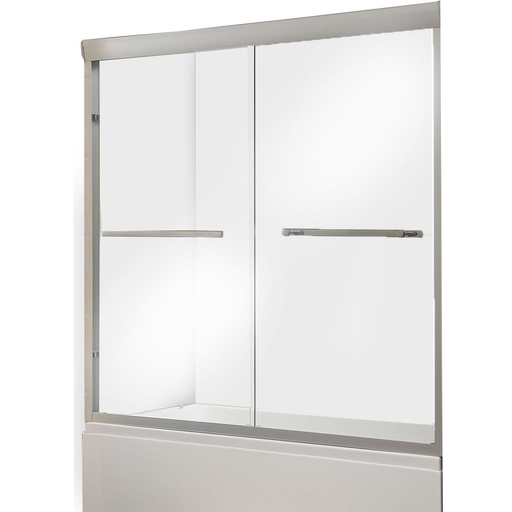 framed sliding shower doors sterling framed sliding shower door in brushed nickel aleko 60 in 76 framed sliding shower doors sterling framed sliding shower door in brushed nickel aleko 60 in 76