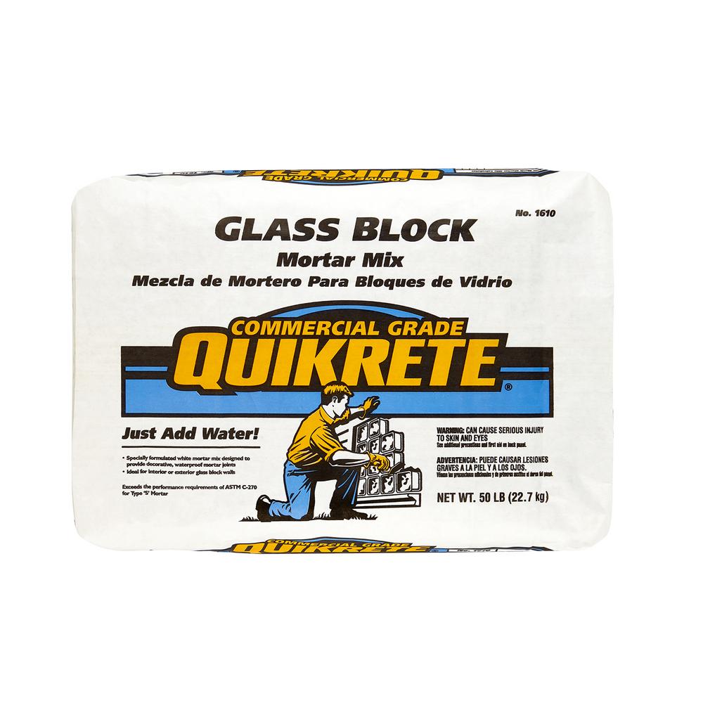 Quikrete 50 lb. Glass Block Mortar Mix161000 The Home Depot