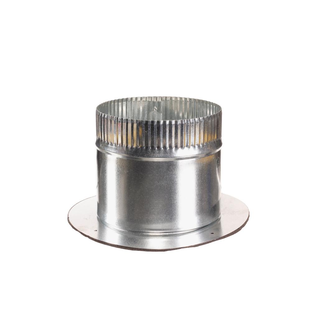 HVAC HVAC Duct 4" x 8" Metal Register Collars Business & Industrial