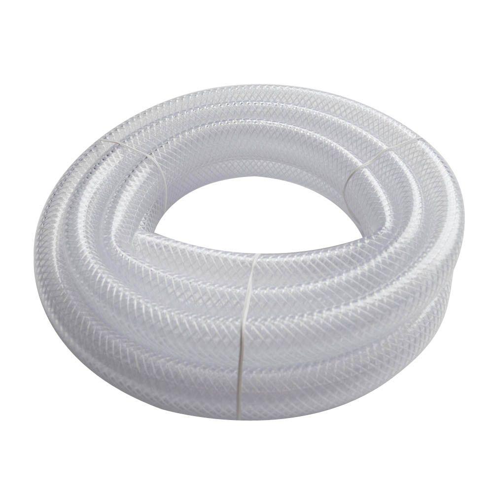 Everbilt 1 in. O.D. x 3/4 in. I.D. x 10 ft. PVC Braided Vinyl Tube