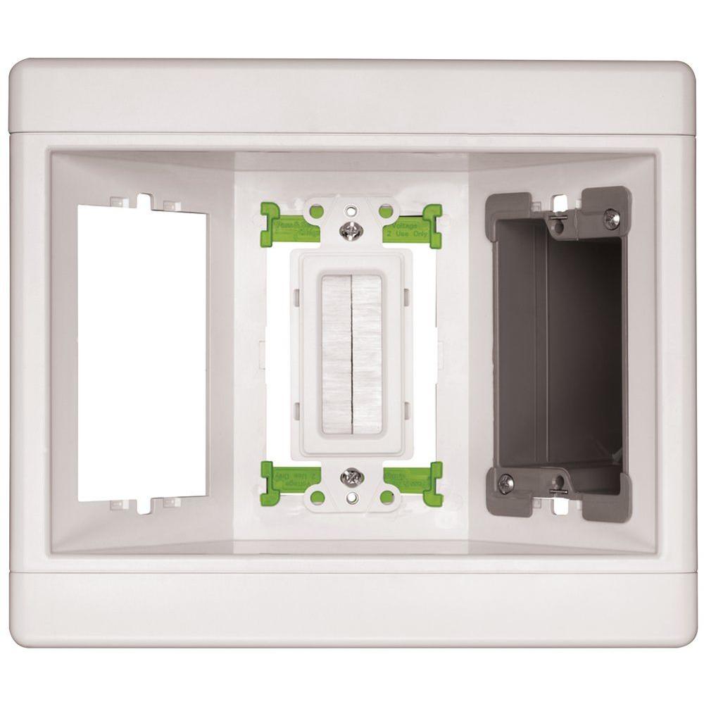 Legrand Pass & Seymour 3-Gang Recessed Wall Box-TV3LVKITWCC2 - The Home ...