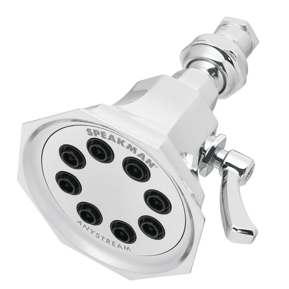 Speakman 3Spray 4.1 in. Single Wall Mount Fixed Adjustable Shower Head