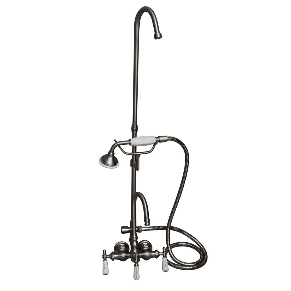 clawfoot tub handheld shower