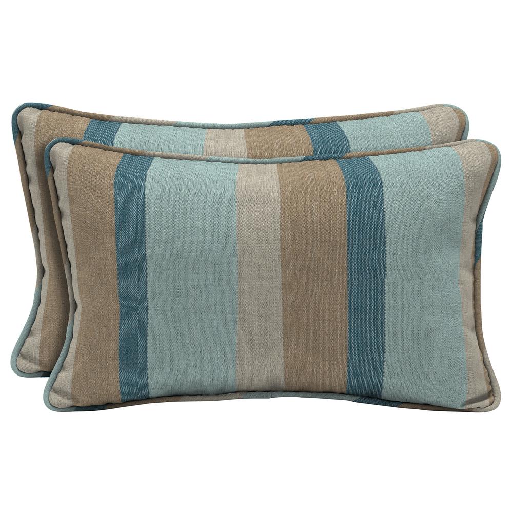 Home Decorators Collection Sunbrella Gateway Mist Lumbar Outdoor