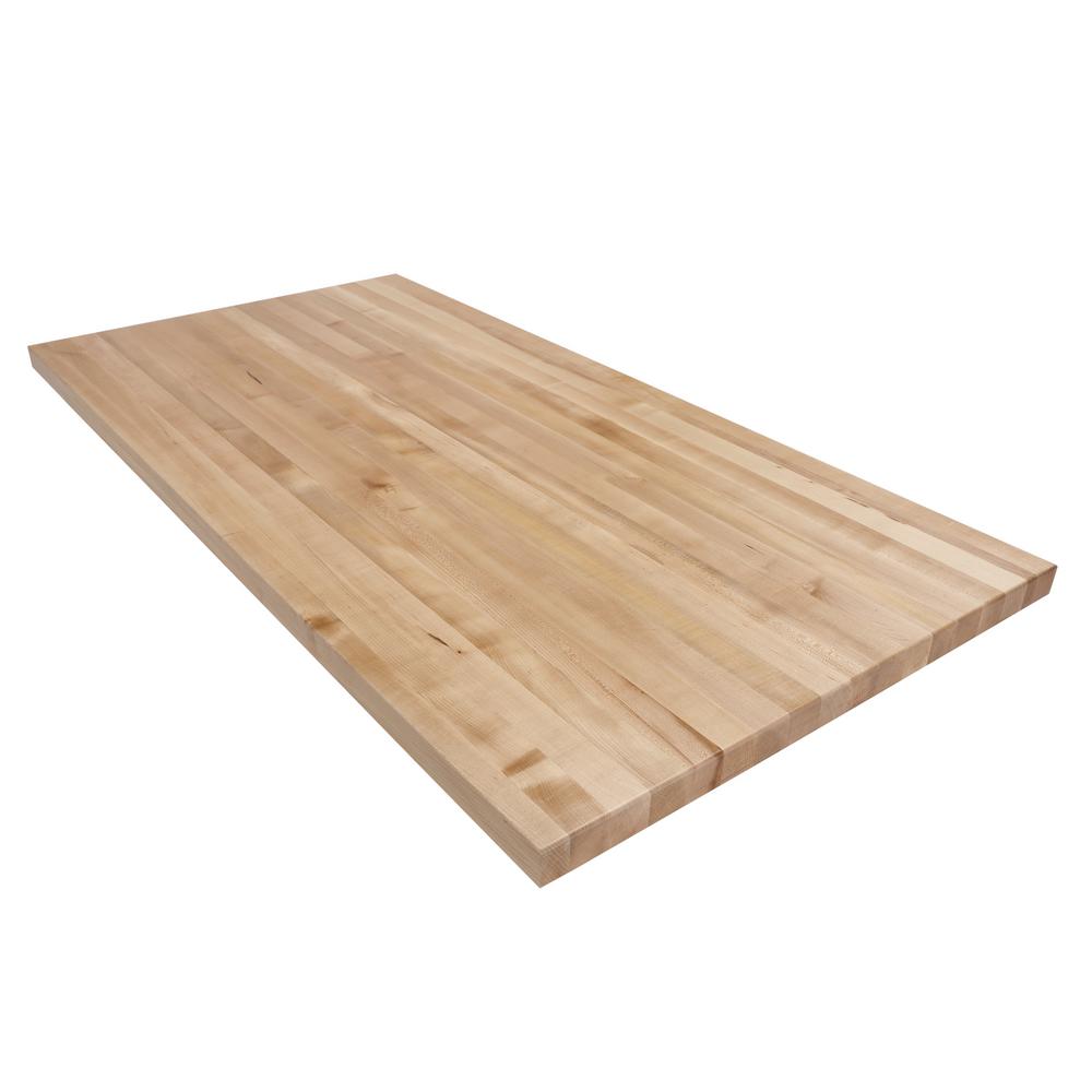 Swaner Hardwood 5 Ft L X 2 Ft 6 In D X 1 75 In T Butcher Block