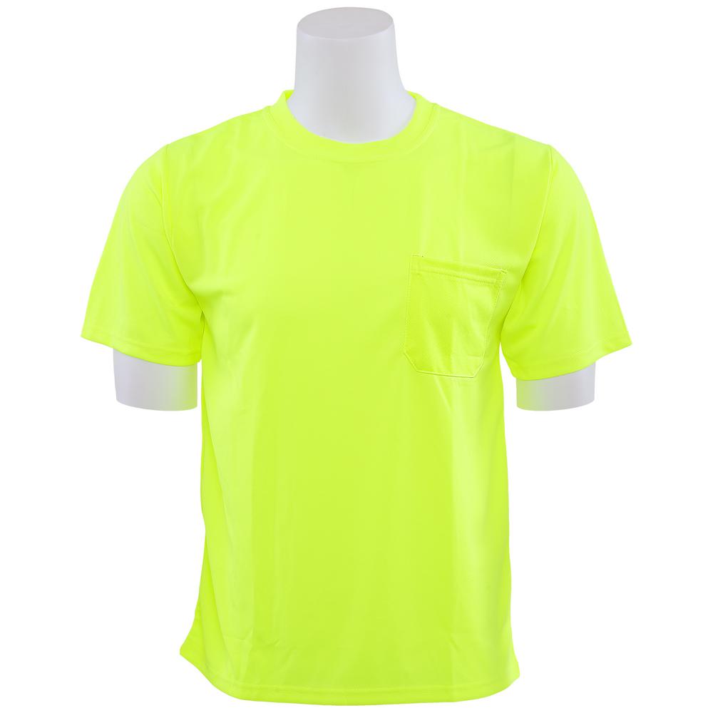 lime colored shirt