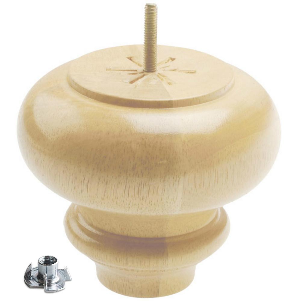 Waddell WAD2428 21/8 in. x 21/8 in. x 28 in. Pine Traditional Leg