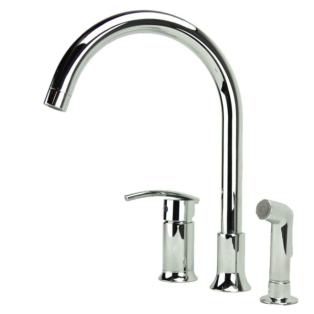 Fontaine Vincennes Single Handle Standard Kitchen Faucet With Side