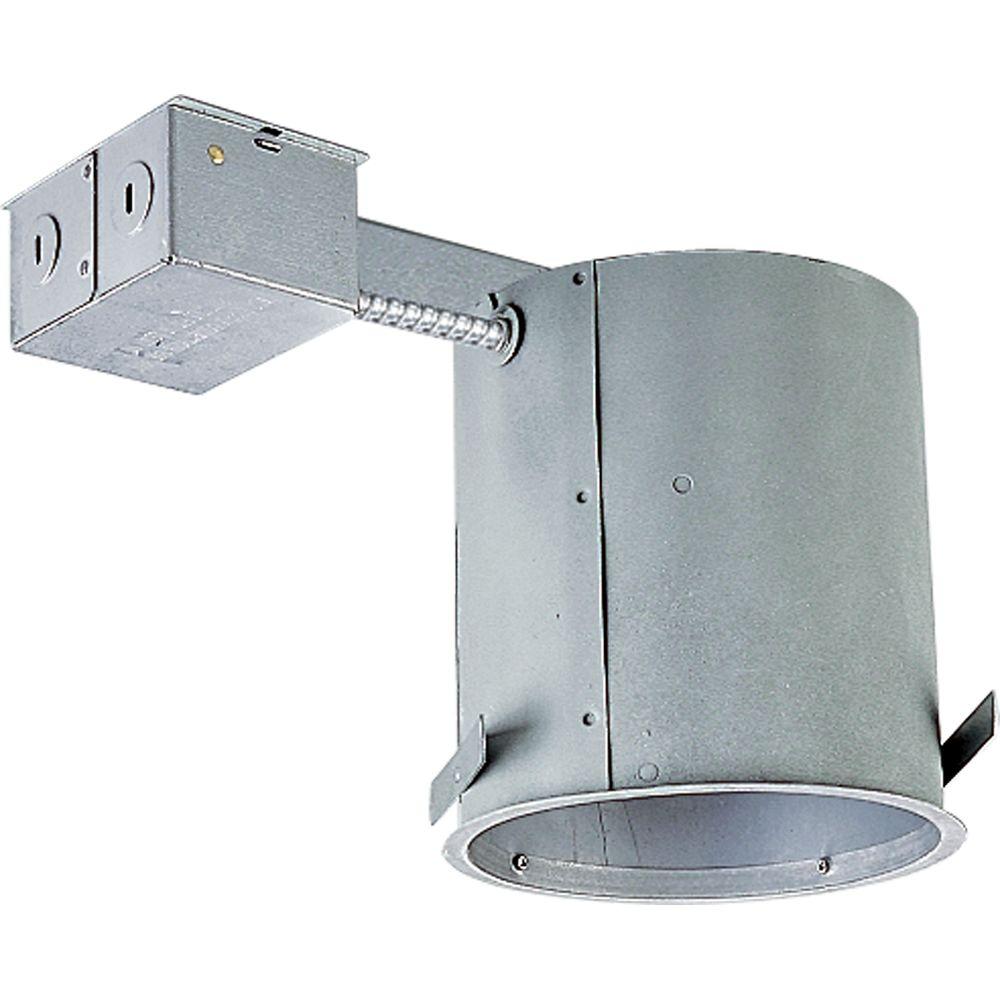 Progress Lighting 6 in. Metallic Remodel Recessed Housing, IC and Non