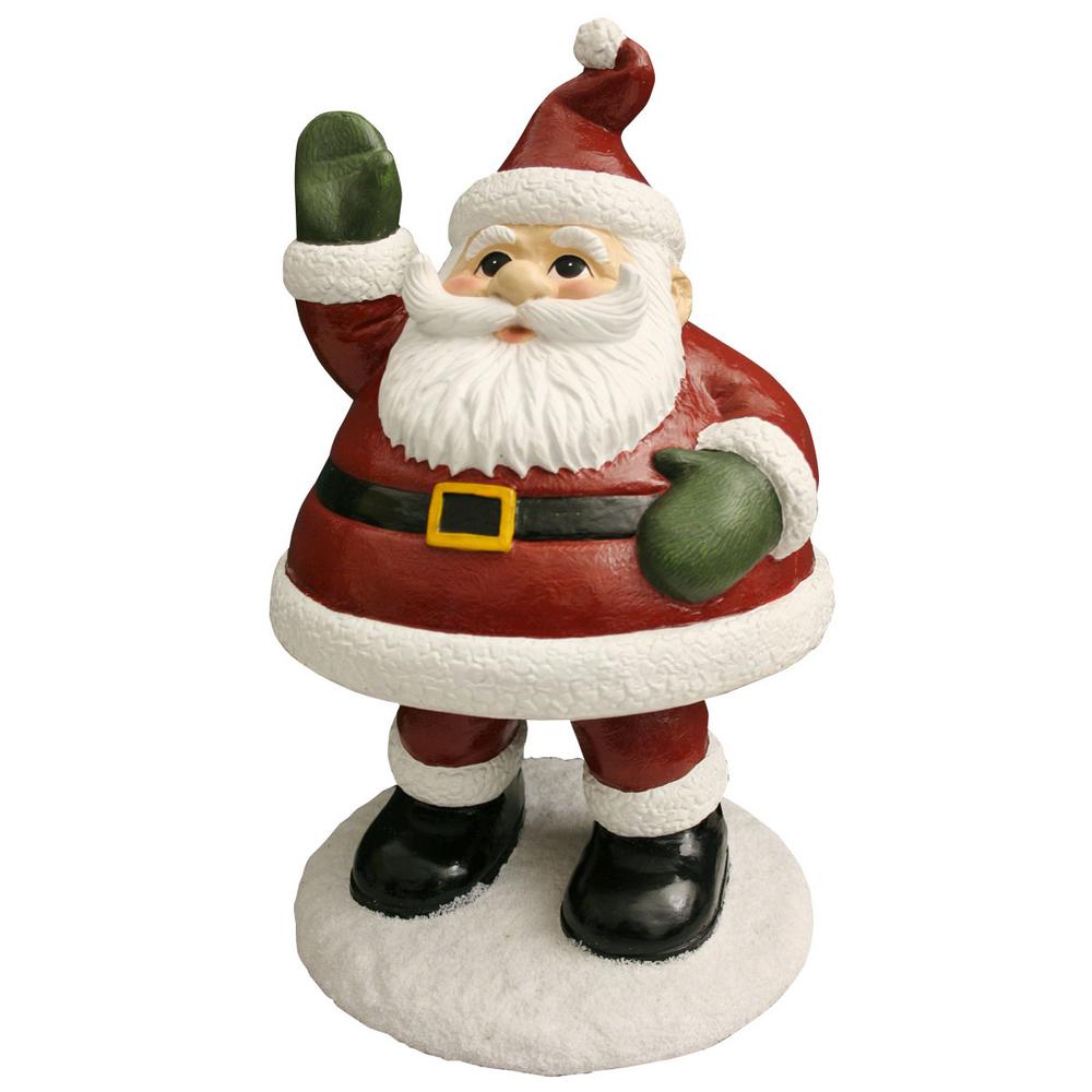 Design House 15 1 2 In H Santa Bobble Lawn Decoration 319723