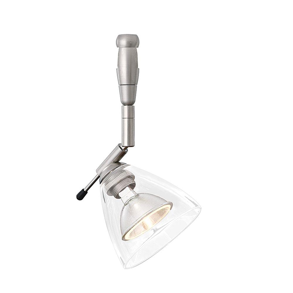 Lbl Lighting Mini Dome I Swivel 1 Light Satin Nickel Clear Track Head Lbl Lighting Mini Dome I Swivel 1 Light Satin Nickel Clear Track Head