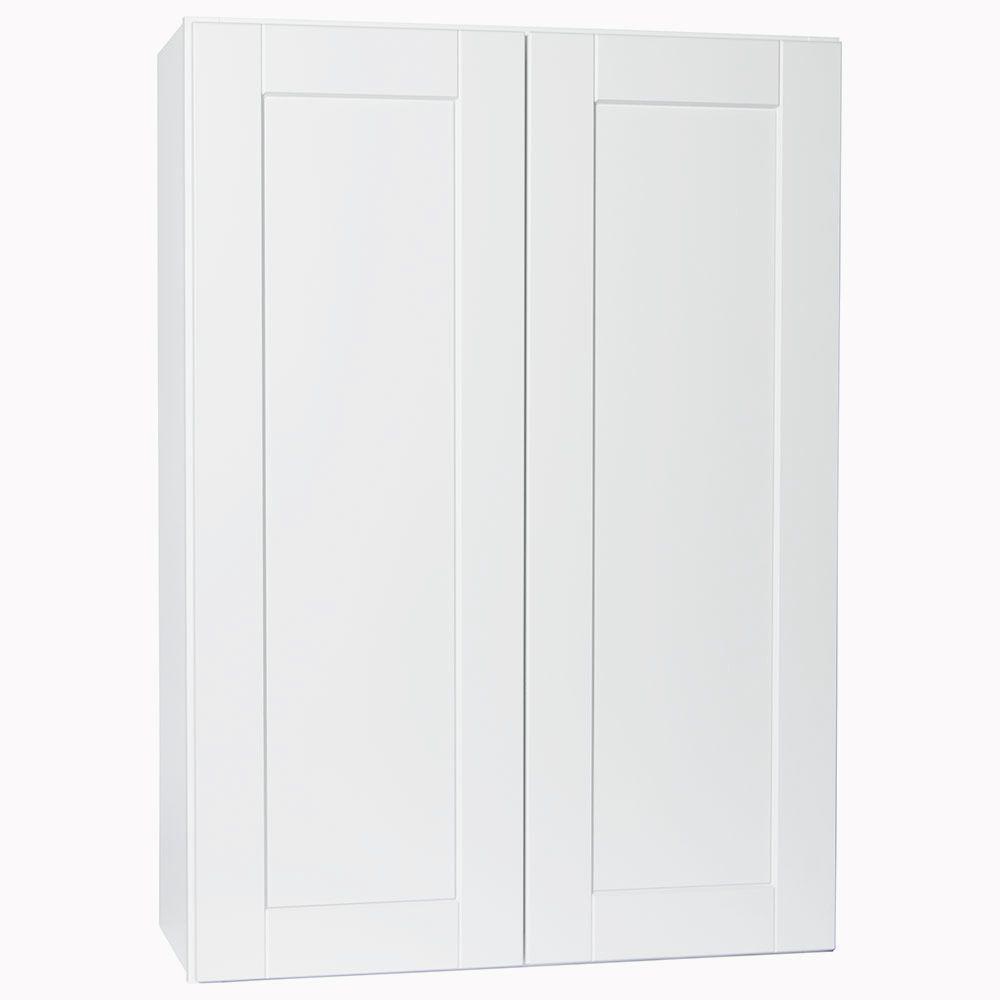 satin white hampton bay assembled kitchen cabinets kw3042 ssw 64_1000