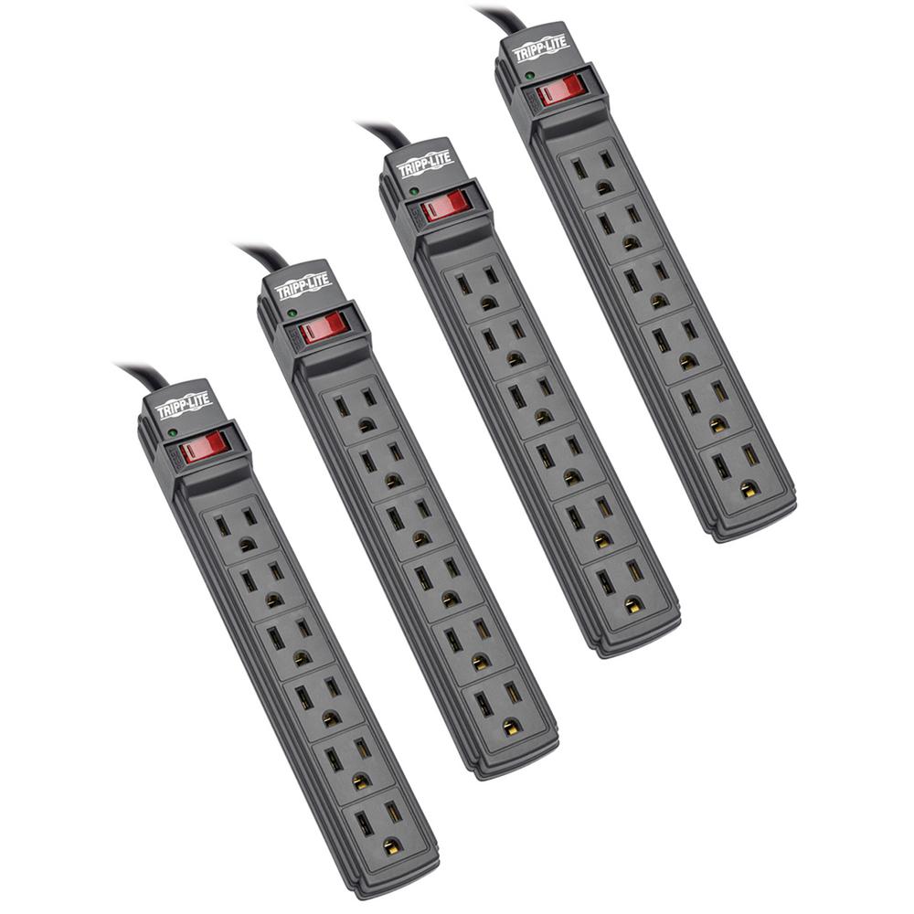 Tripp Lite Power It 6Outlet 6 ft. Power Strip 4Pack843631141892 The Home Depot