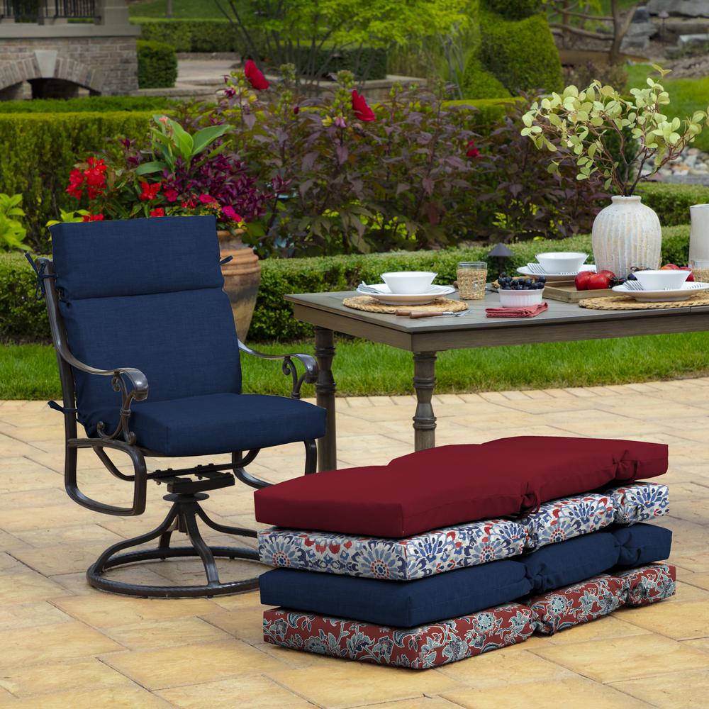 Arden Selections 21 X 44 Sapphire Leala Texture Outdoor Dining Chair Cushion Tg0d713b D9z1 The Home Depot - Outdoor Wicker Chair Cushions 17×17 Arden Selections 21 X 44 Sapphire Leala Texture Outdoor Dining Chair Cushion Tg0d713b D9z1 The Home Depot - Outdoor Wicker Chair Cushions 17×17