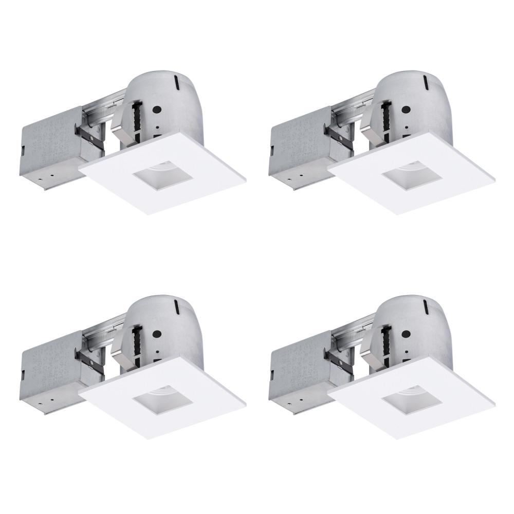 Globe Electric 4 In Swivel Square Recessed Kit Die Cast Dimmable Globe Electric 4 In Swivel Square Recessed Kit Die Cast Dimmable