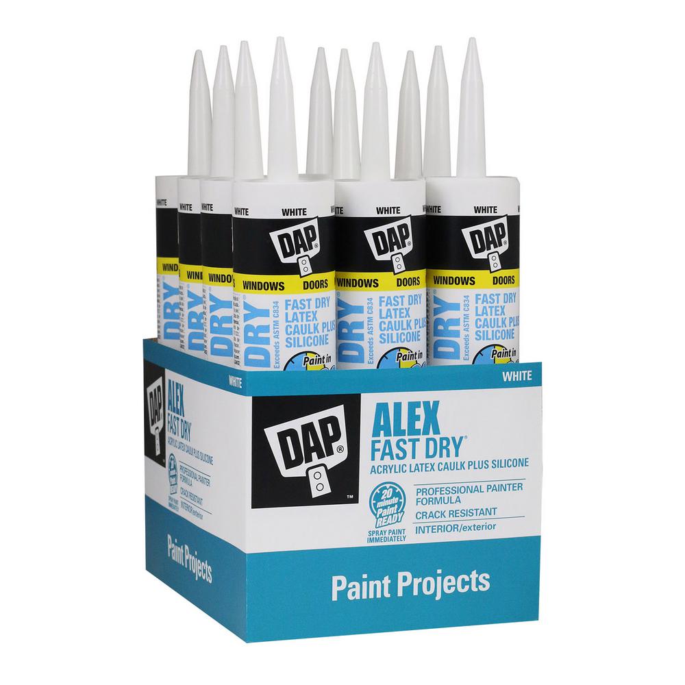 Dap Alex Plus 10 1 Oz Clear All Purpose Caulk 18072 The Dap Alex Plus 10 1 Oz Clear All Purpose Caulk 18072 The