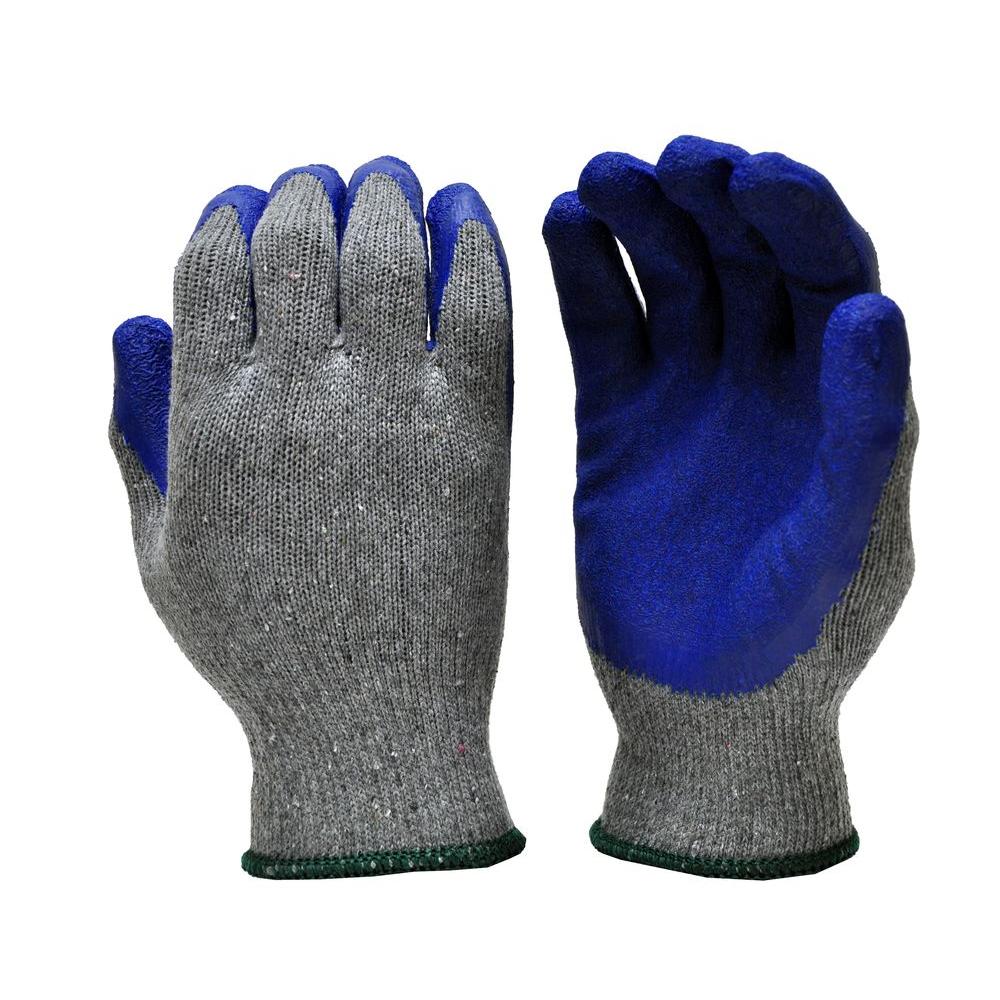 Lowes Work Gloves >> Rubber Coated Blue Large Gloves 12 Pair Lowes Work Gloves >> Rubber Coated Blue Large Gloves 12 Pair
