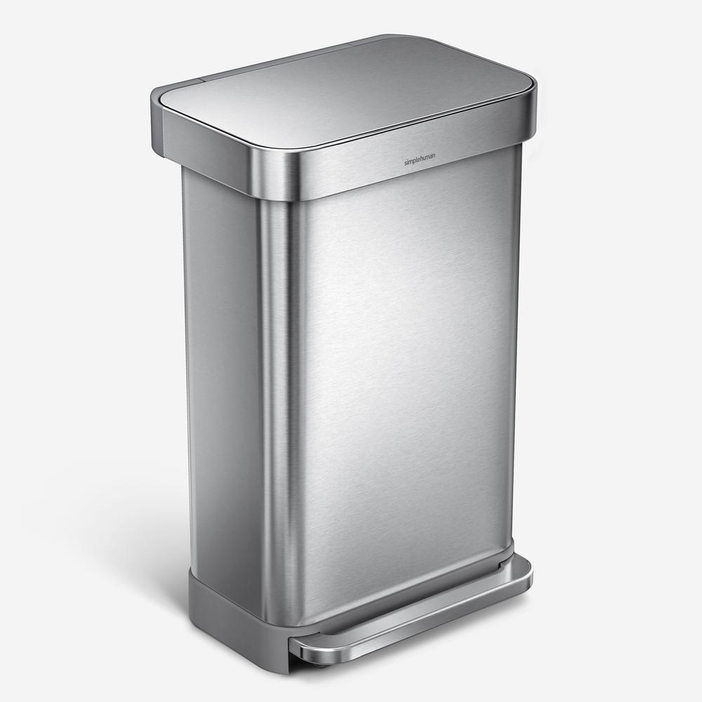 Simplehuman Trash Cans Trash Recycling The Home Depot