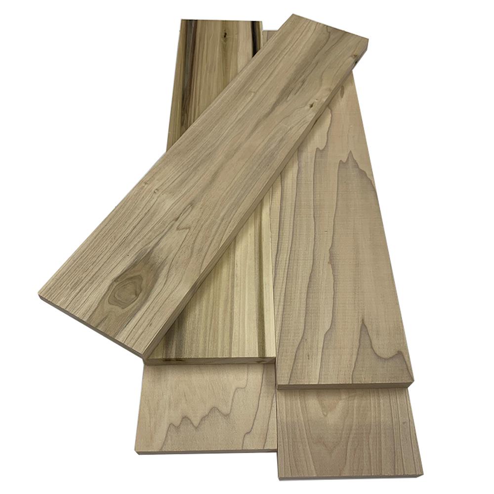 Swaner Hardwood 1 In X 6 In X 8 Ft Poplar S4s Board 2 Pack