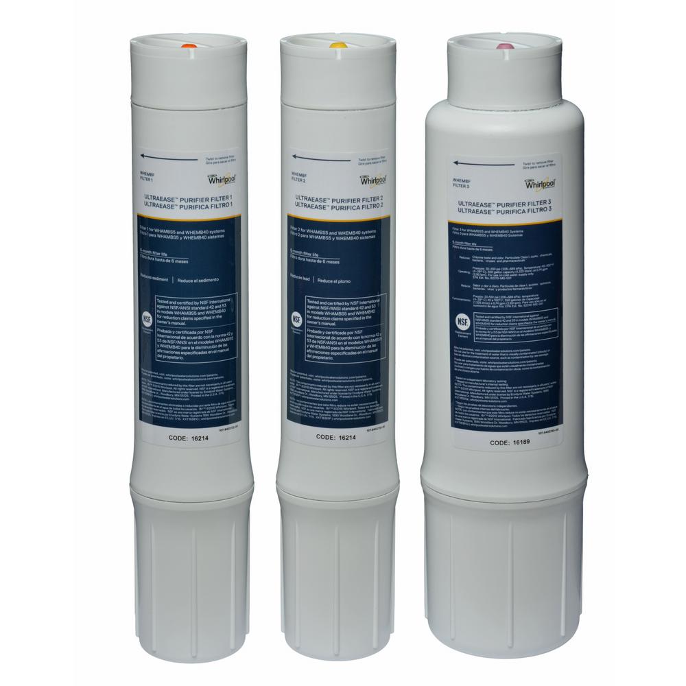 Whirlpool UltraEase Water Purifier Replacement FiltersWHEMBF5 The
