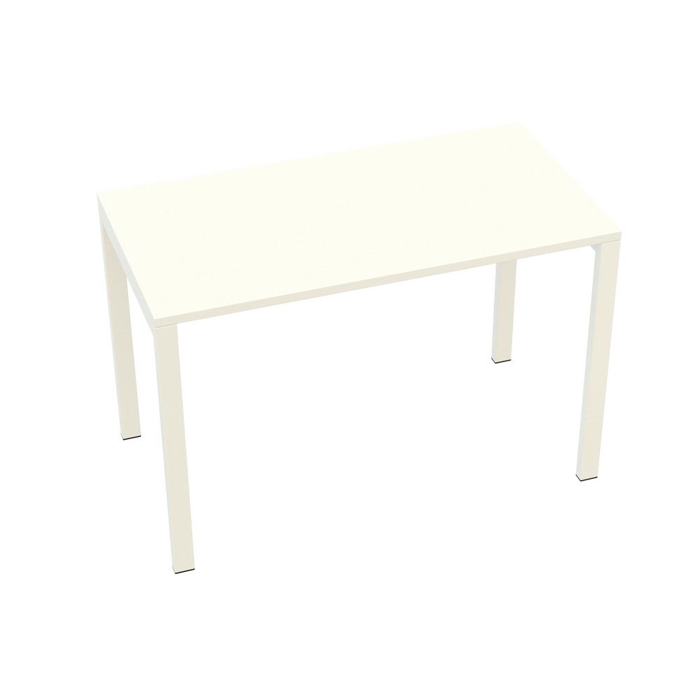 Paperflow Easydesk White 45 In Long Home Office Table