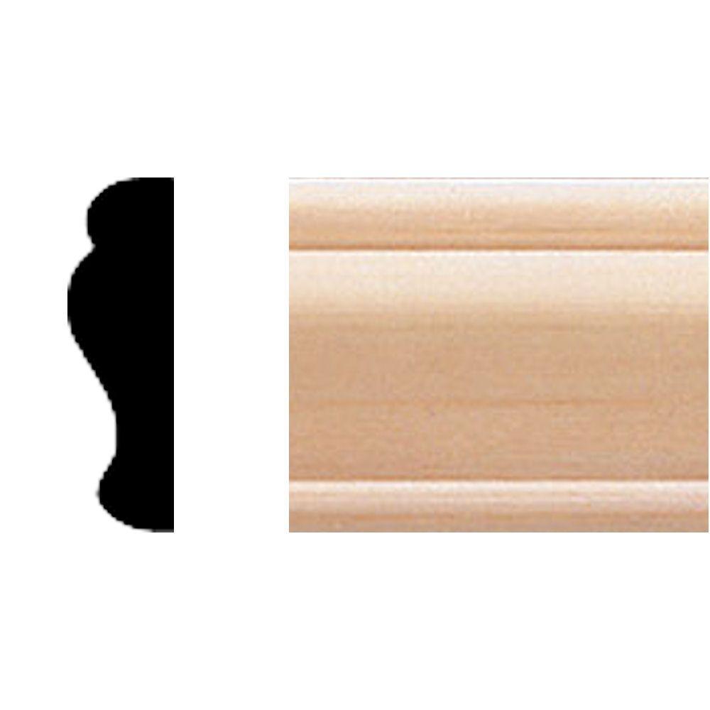 House of Fara 3/8 in. x 11/4 in. x 8 ft. Basswood Panel Moulding719