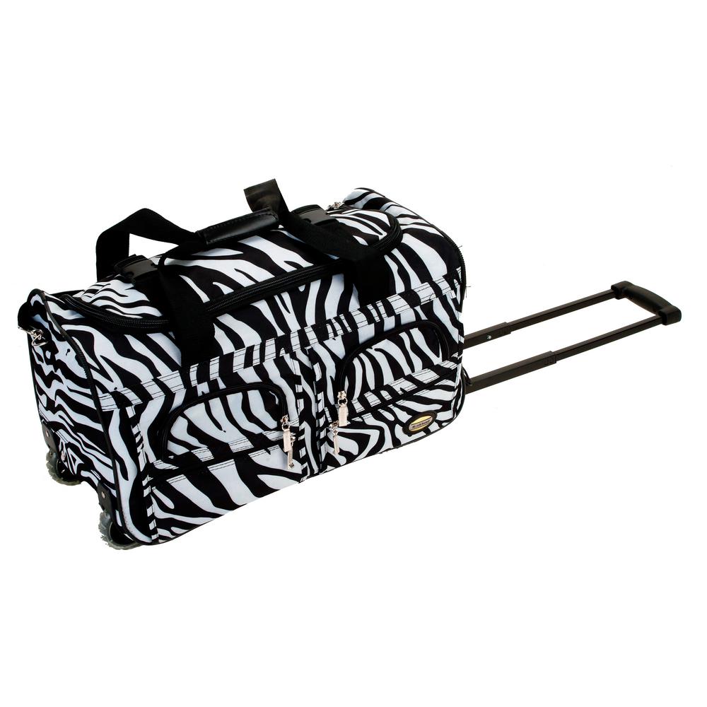 Rockland Voyage 22 in. Rolling Duffle Bag, Zebra was $79.99 now $27.6 (65.0% off)
