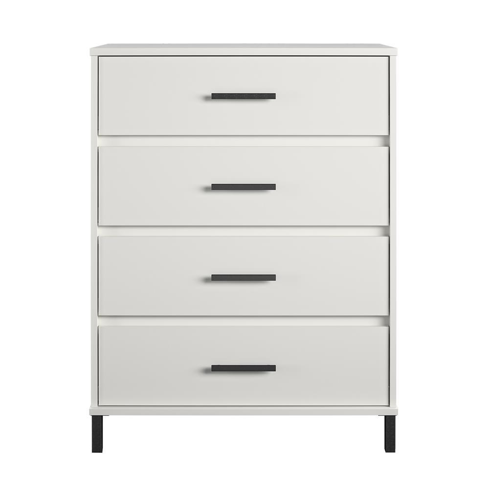 Ameriwood Home Harmony 4 Drawer White Dresser 44 92 In H X 31 18