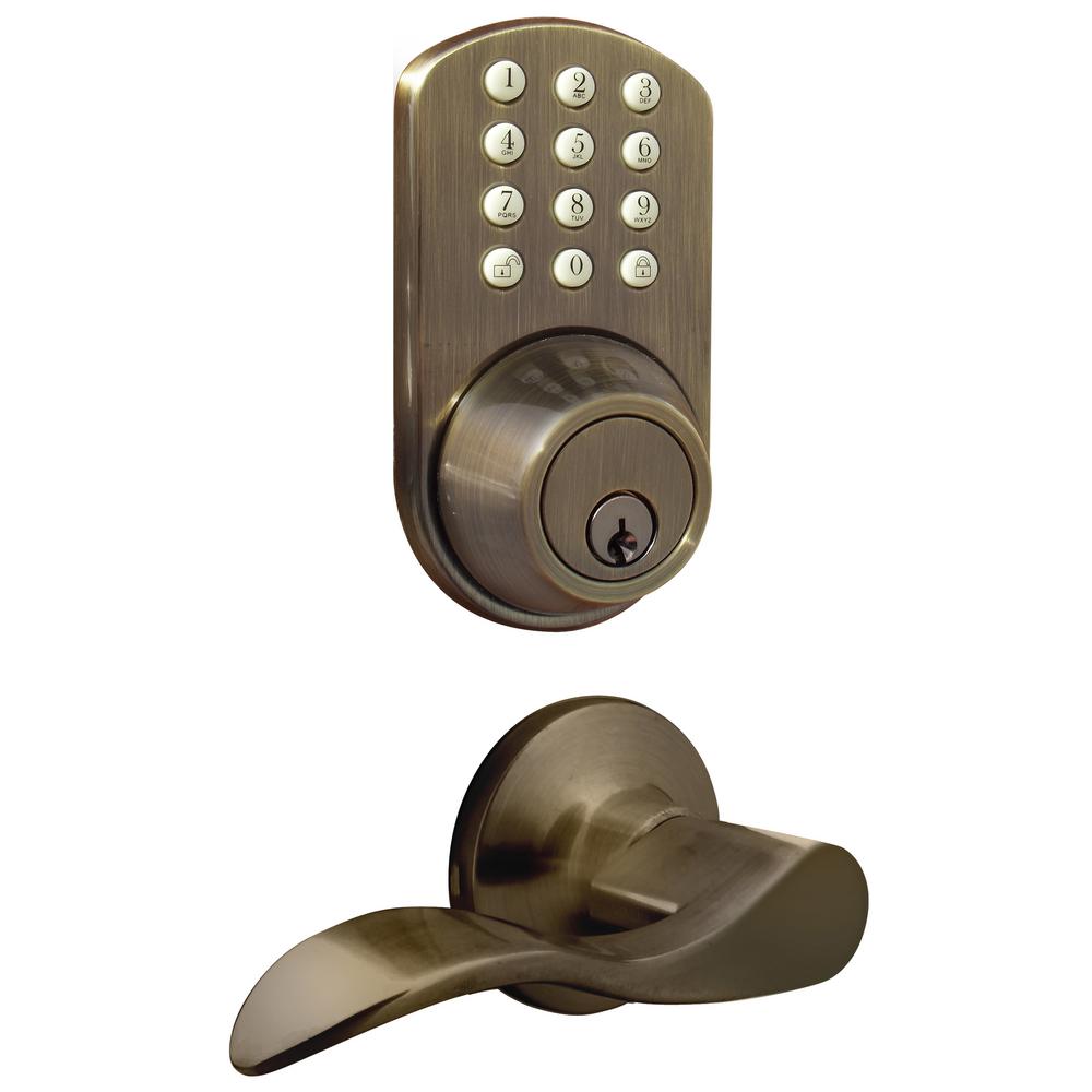 deadbolt lock with handle