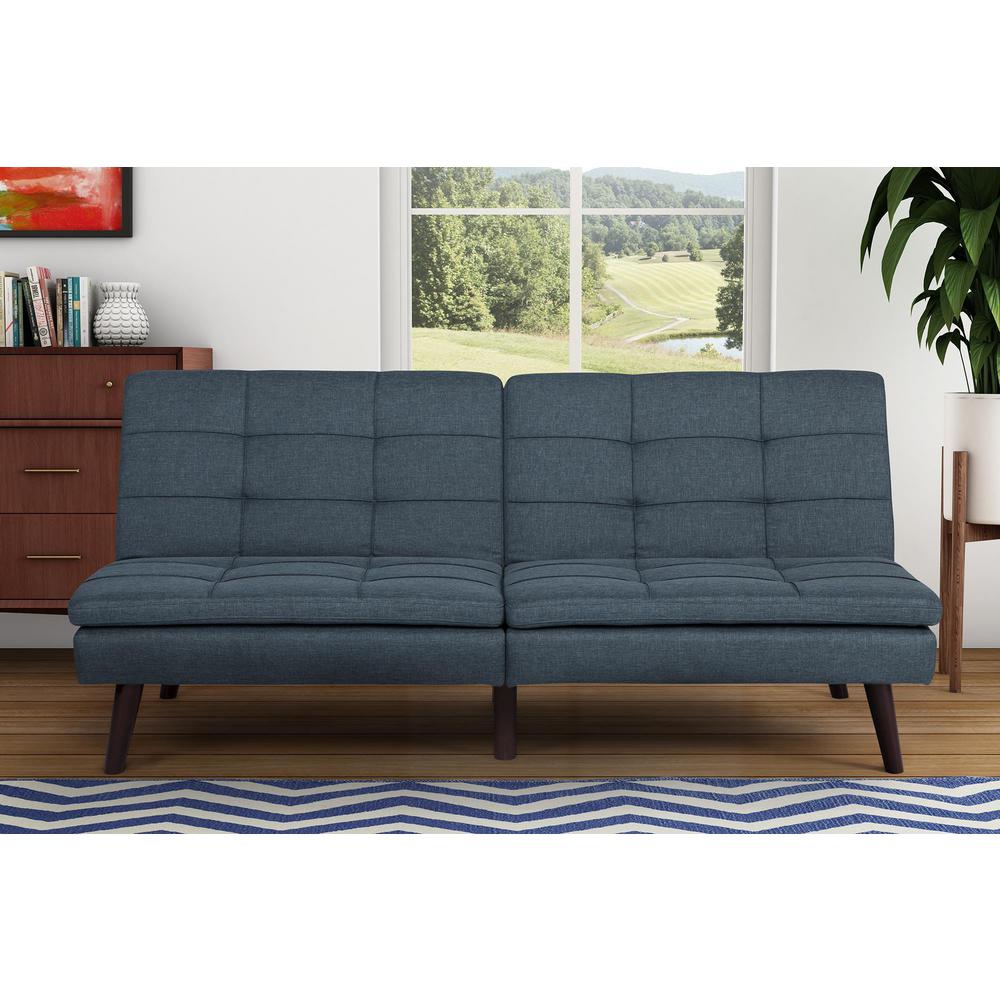 DHP Premium Westbury Navy Futon2108629 The Home Depot