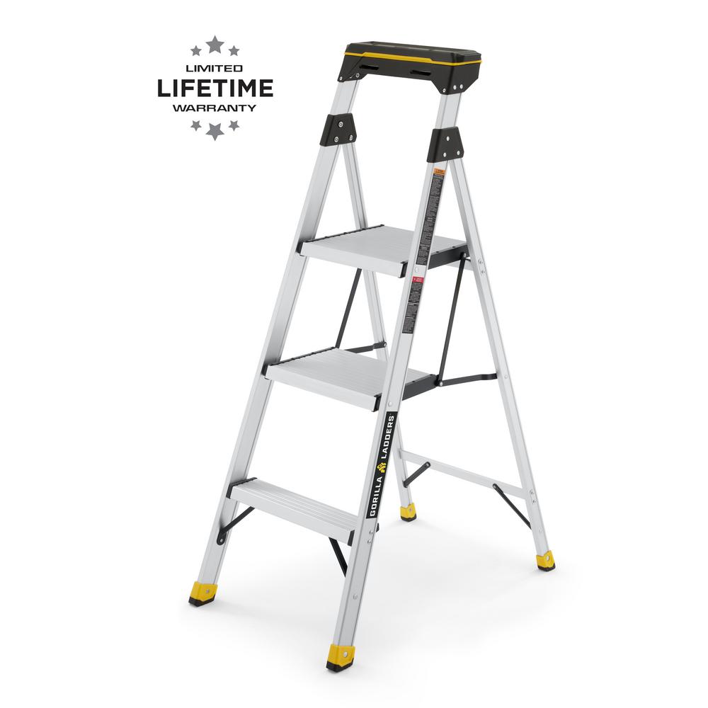 Gorilla Ladders 4.5 ft. 250 lbs. Load Capacity Type I Duty Rating