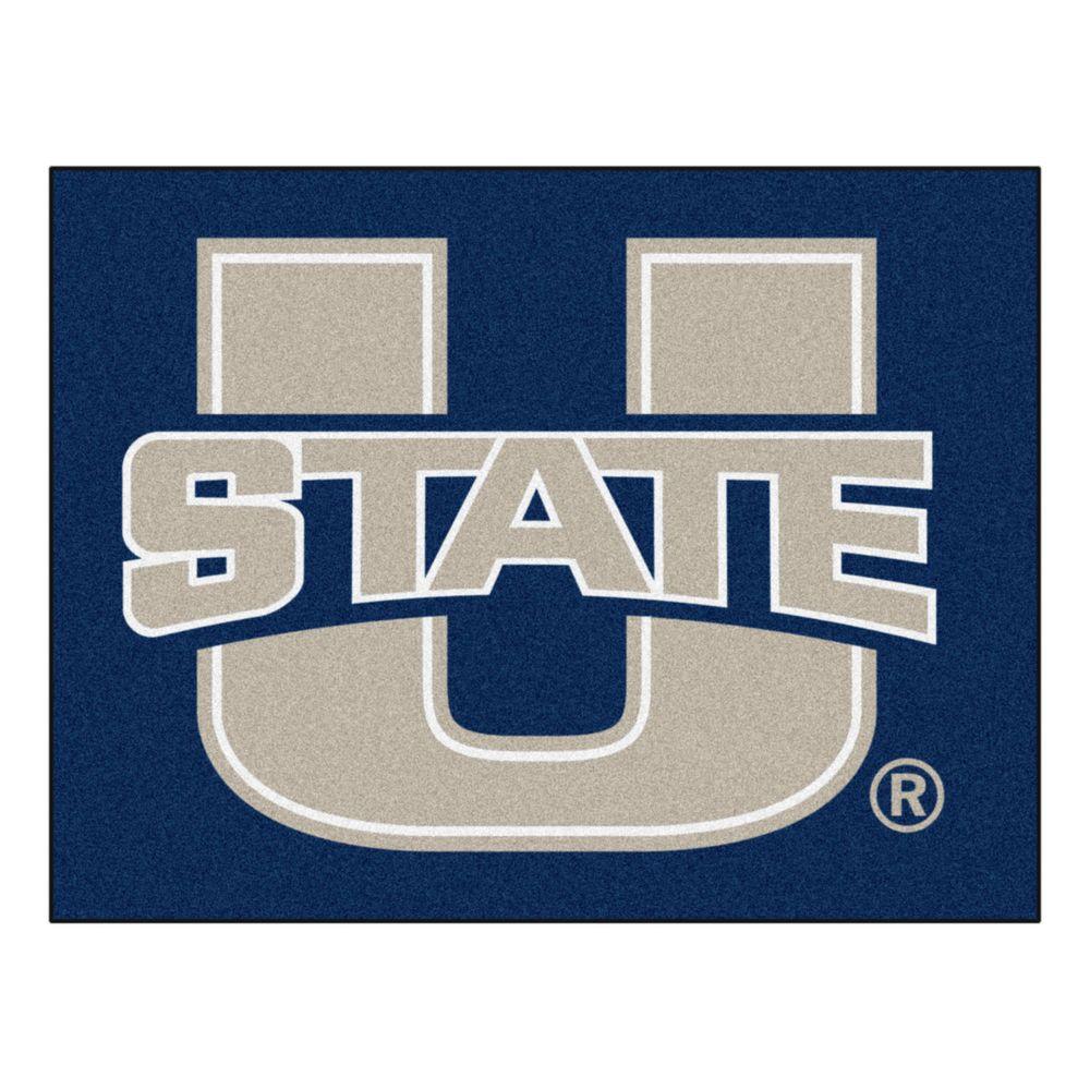 FANMATS NCAA Utah State University Aggies Nylon Face Carpet Car Mat