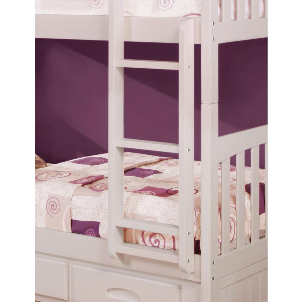 American Furniture Classics White Twin Over Twin Solid Pine