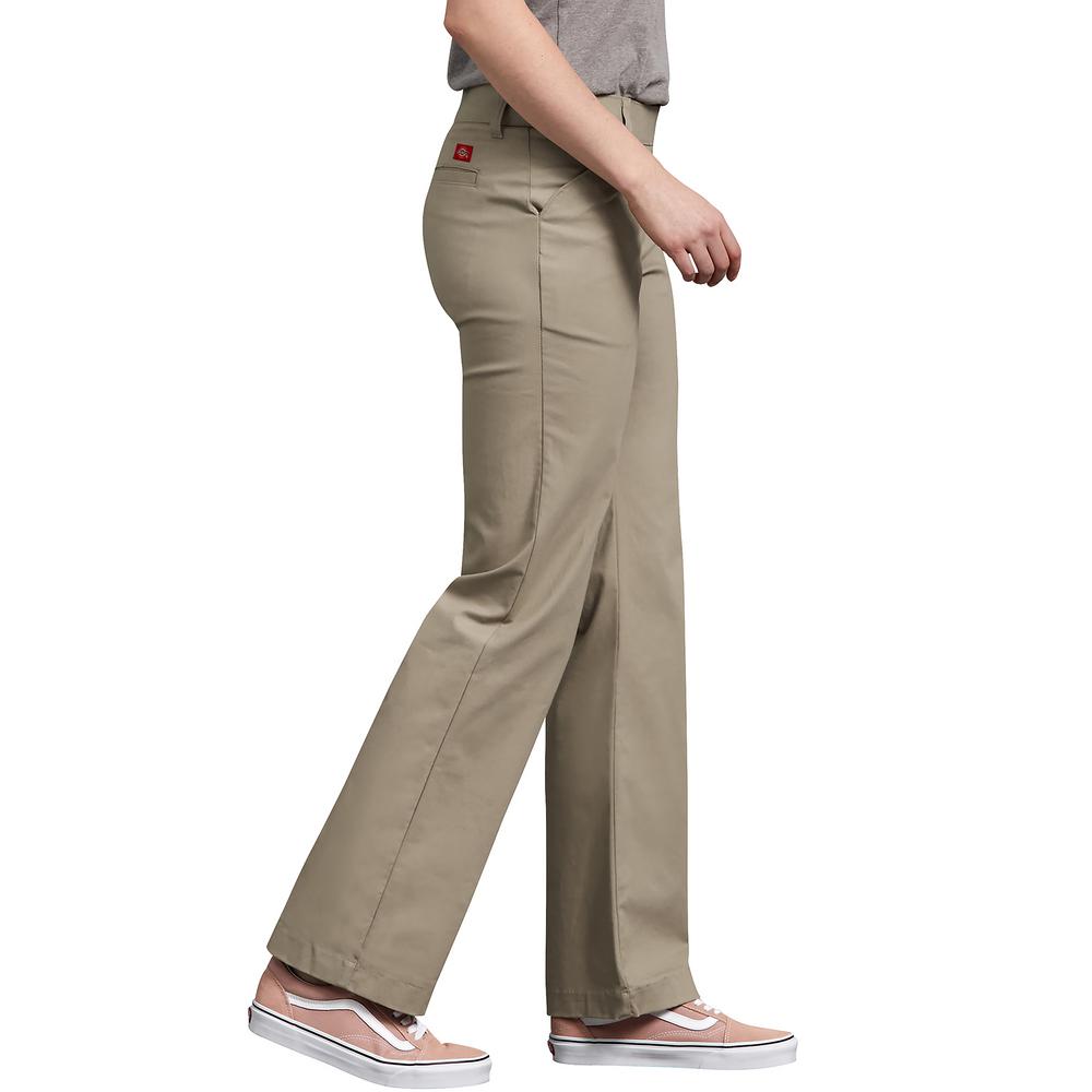 Dickies Women's Relaxed Straight Stretch Twill Pants-FP321DS 18 LN - The  Home Depot