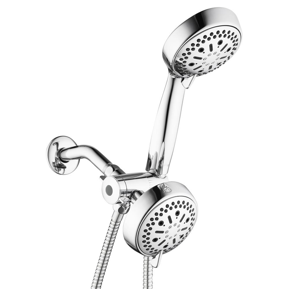 MODONA 64spray 6 in. High PressureDual Shower Head and Handheld Shower