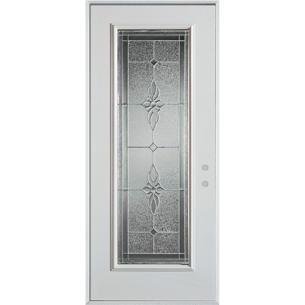 Stanley Doors 36 in. x 80 in. Victoria Zinc Full Lite Stanley Doors 36 in. x 80 in. Victoria Zinc Full Lite