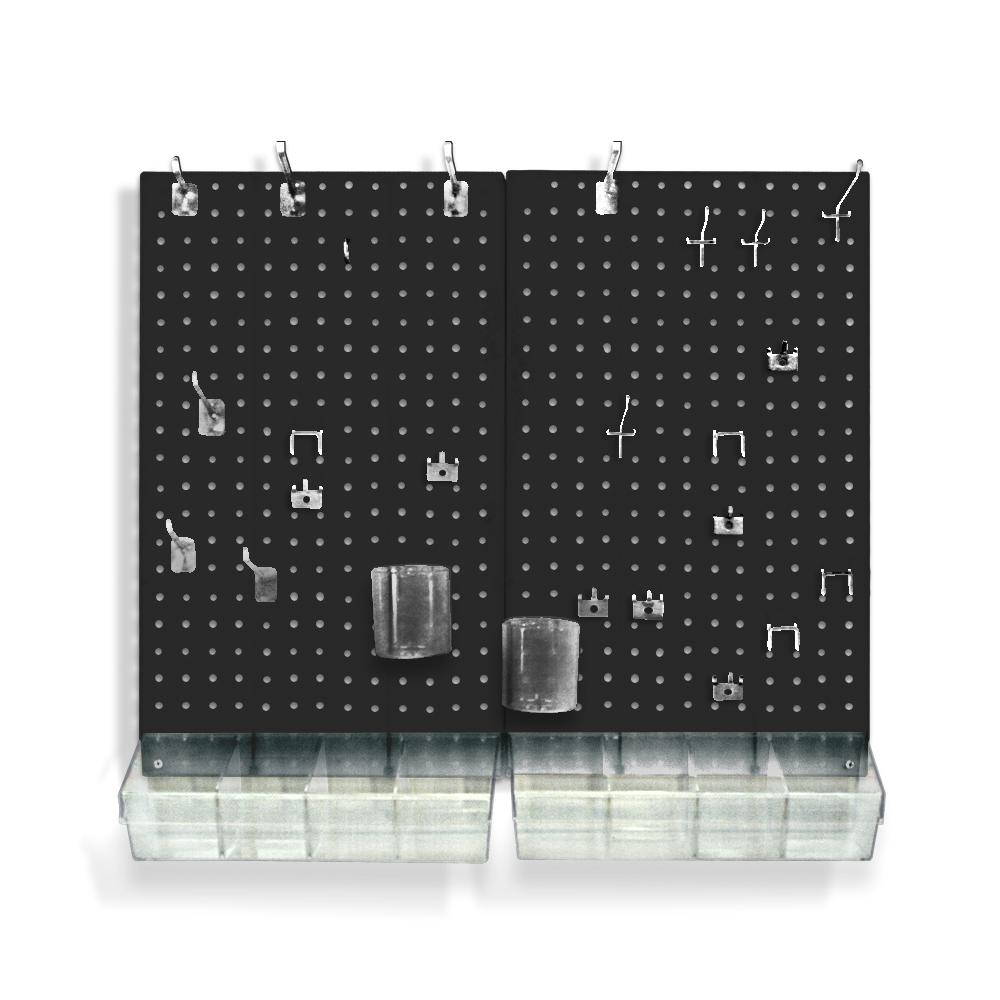 Azar Displays 22 in. H x 27 in. W x 0.125 D Styrene Pegboard Kit (70