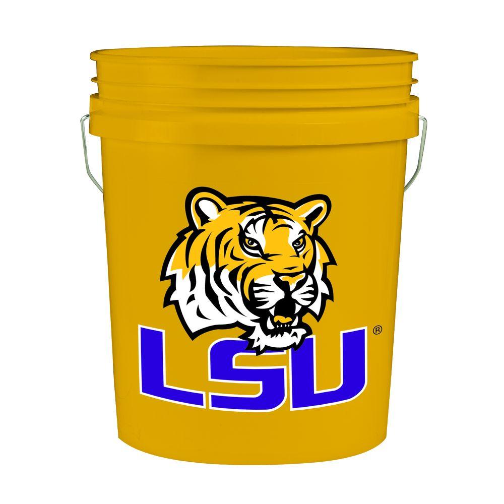 LSU 5-Gal. College Bucket-2841412 - The Home Depot