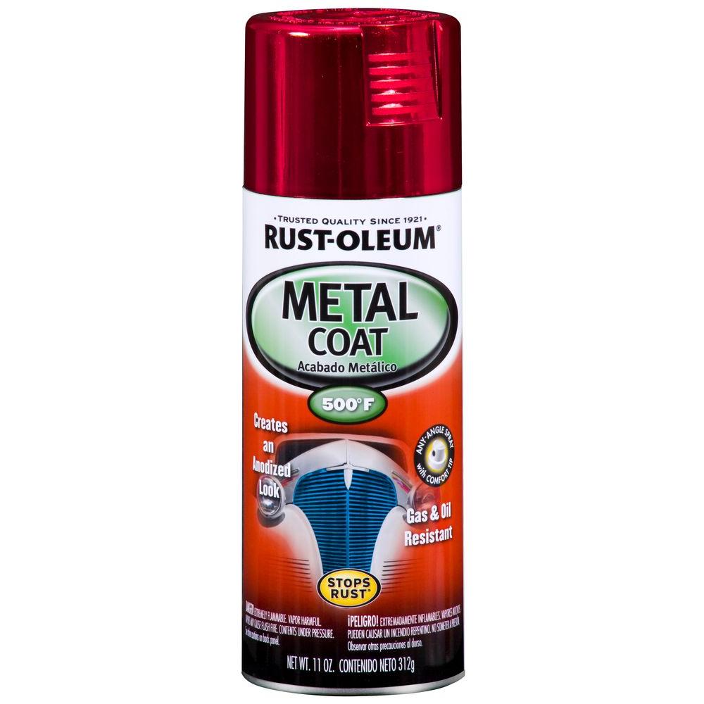 Rust Oleum Automotive 11 Oz Metal Coat Gloss Red Spray Paint 251583 Metal Coat Gloss Red Spray Paint