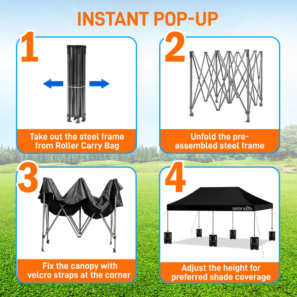 instant pop up shelter