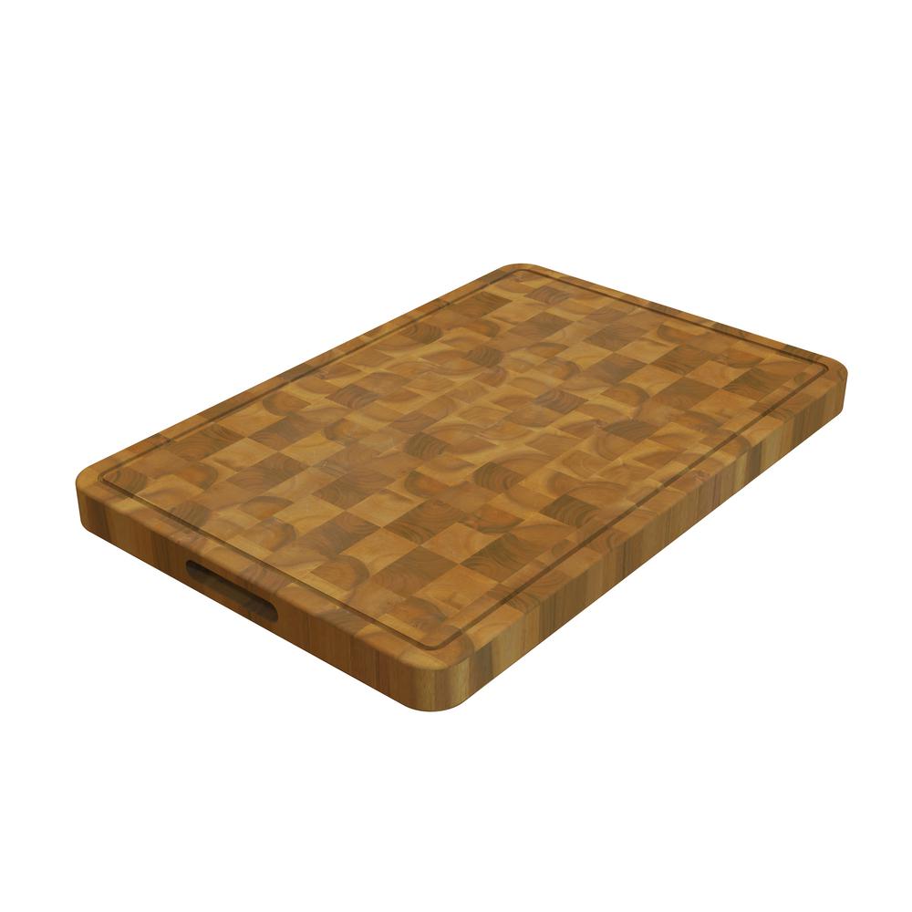 Interbuild 2 Ft L X 16 In D X 1 5 In T Butcher Block Chopping