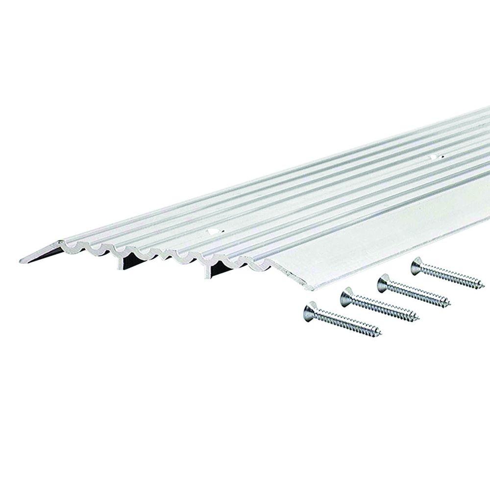 M D Building Products Fluted Top Fixed 6 In X 54 1 2 In Aluminum