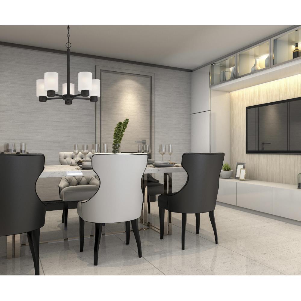 Westinghouse Sylvestre 5 Light Oil Rubbed Bronze Chandelier With Frosted Glass Shades 6353800 The Home Depot - Oil Rubbed Bronze Dining Room Fixtures Westinghouse Sylvestre 5 Light Oil Rubbed Bronze Chandelier With Frosted Glass Shades 6353800 The Home Depot - Oil Rubbed Bronze Dining Room Fixtures