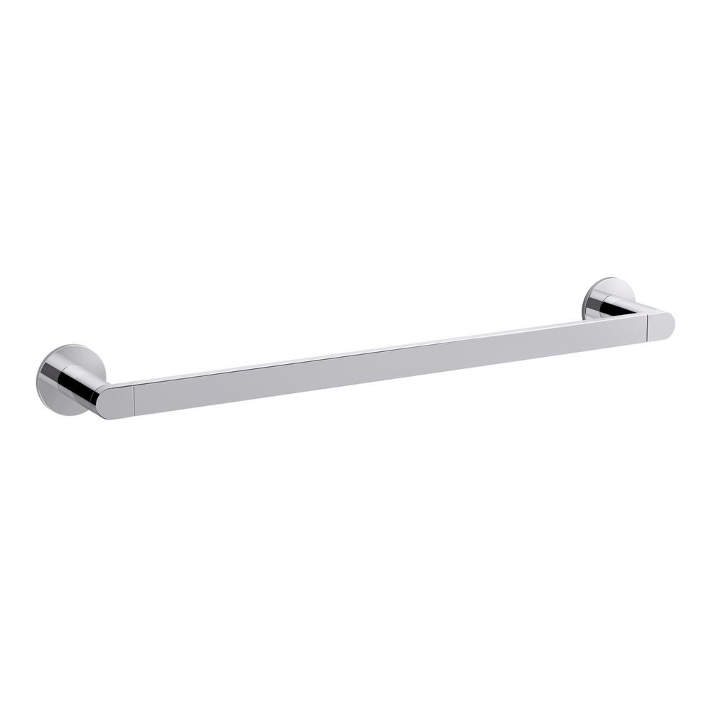 KOHLER Composed 18 in. Towel Bar in Polished Chrome-K-73141-CP - The