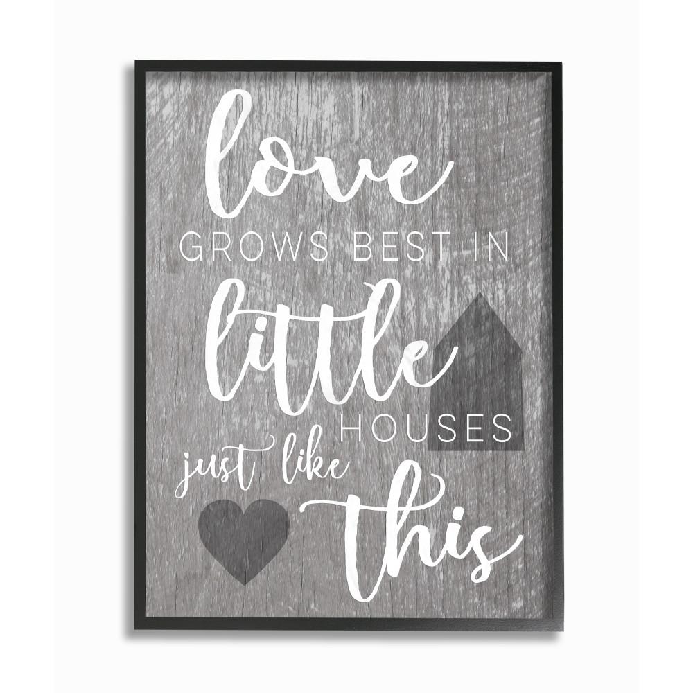 The Stupell Home Decor Collection 11 In X 14 In Love Grows Best